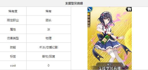 叛逆性百万亚瑟王支援型贝莉珊资料图鉴[多图]图片2