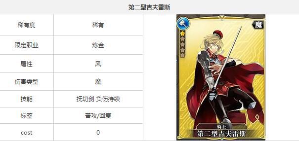 叛逆性百万亚瑟王第二型吉夫雷斯技能属性介绍[多图]图片2