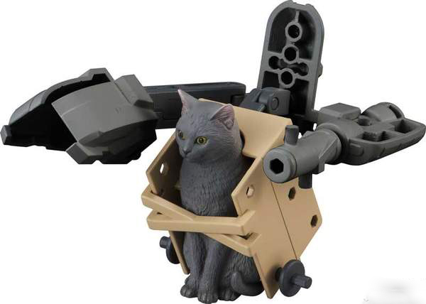 撸猫撸出新花样 万代推出创意脑洞新玩具《猫武装》[多图]图片2