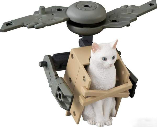 撸猫撸出新花样 万代推出创意脑洞新玩具《猫武装》[多图]图片3