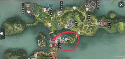 楚留香手游7月21日坐观万象打坐点位置详解分享图片3