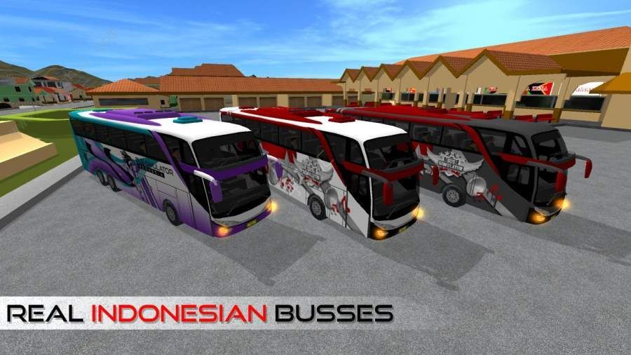 印尼巴士模拟器mod车包中文版2022 v3.6.1截图