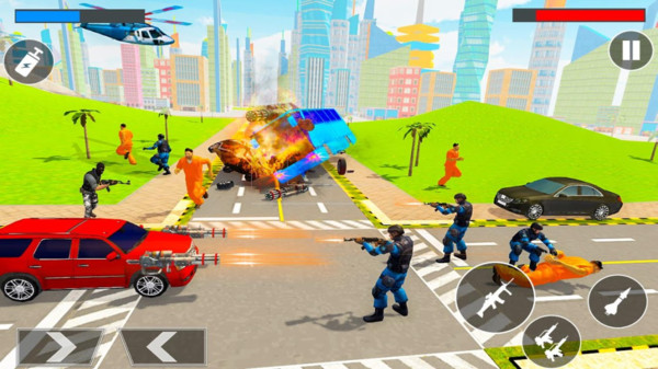 美国警察巴士射手游戏官方最新版图2: