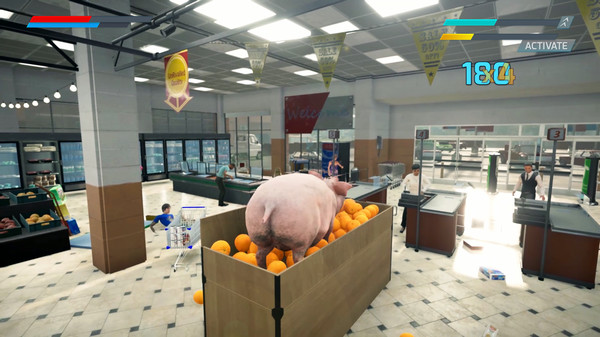 猪溜冰模拟器游戏最新中文版（Pig Skater Simulator）图2: