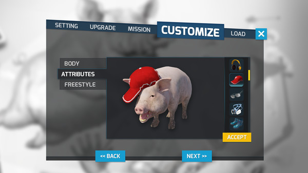 猪溜冰模拟器游戏最新中文版（Pig Skater Simulator）图3: