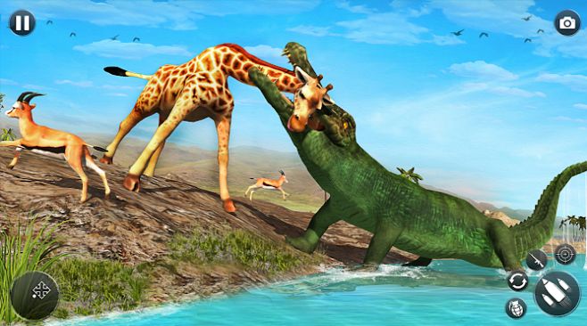 鳄鱼动物袭击动物模拟器游戏官方最新版图1: