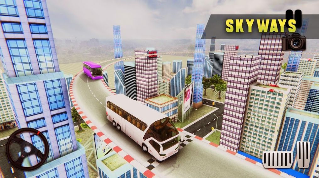 终极城市巴士特技驾驶模拟器游戏官方最新版图1: