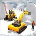 雪山挖掘机模拟器游戏