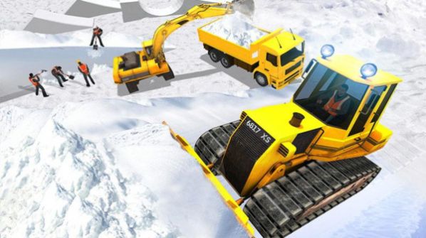 雪山挖掘机模拟器游戏最新版图3: