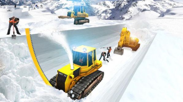 雪山挖掘机模拟器游戏最新版图1: