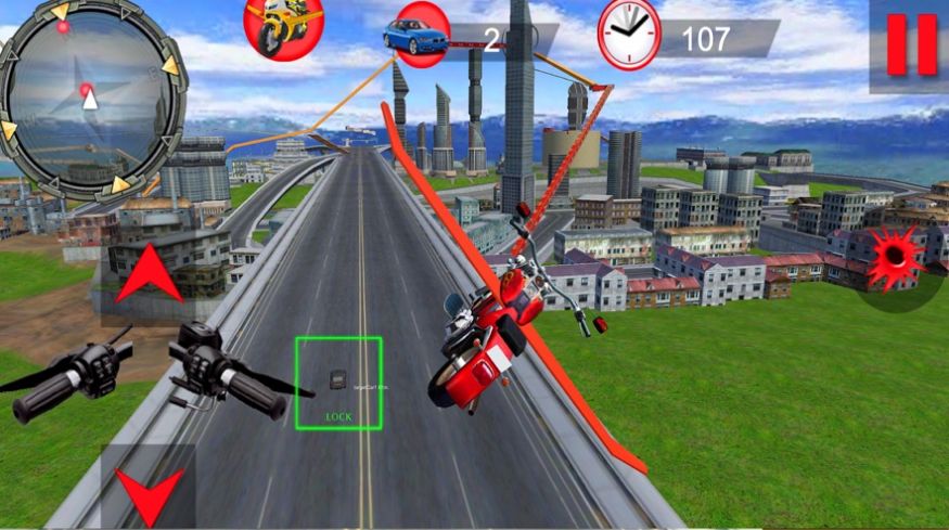 飞行摩托车模拟器3D游戏安卓版图3: