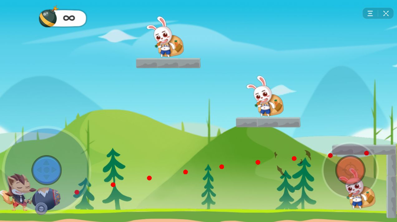炸飞小兔兔游戏下载安卓版图1:
