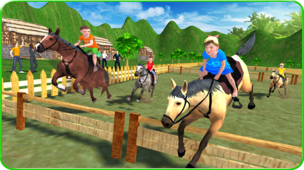 孩子赛马模拟器游戏最新手机版图1: