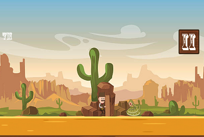 牛仔沙漠奔跑者游戏安卓版图2:
