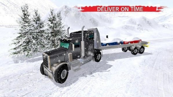 冬季雪卡车3D游戏最新版图1: