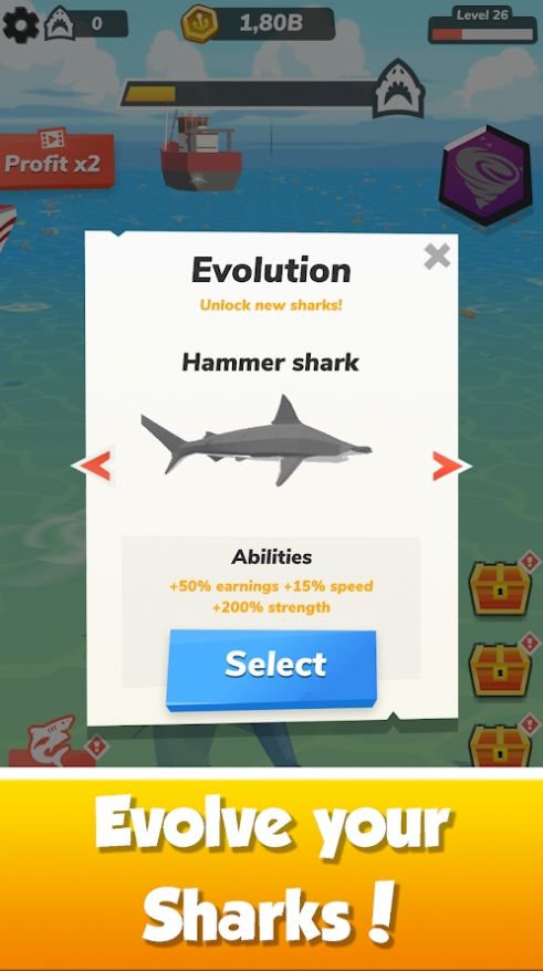 空闲鲨鱼世界手游安卓版图1: