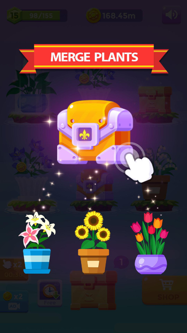 闲置花园合并植物游戏官方最新版图1:
