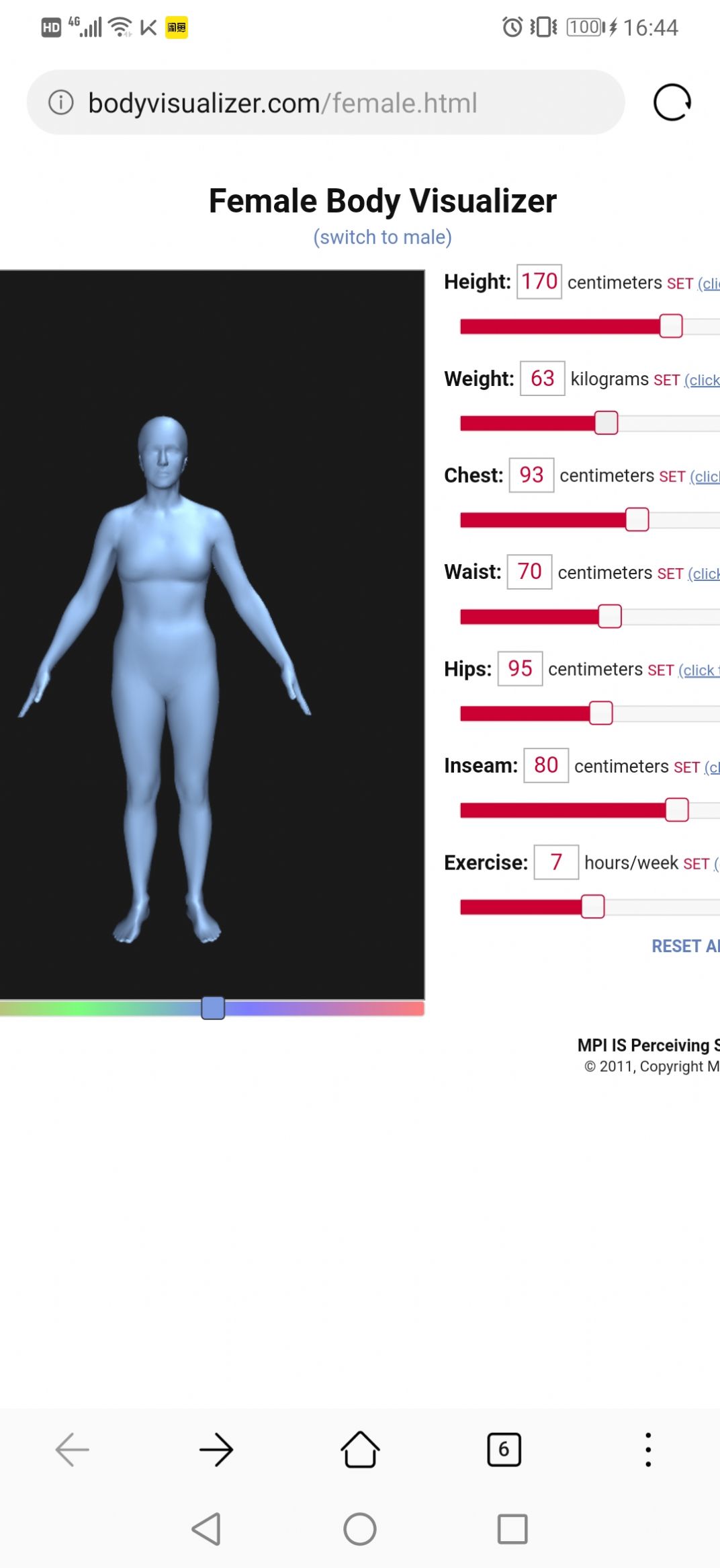 输入体重模拟身材app手机版游戏图3: