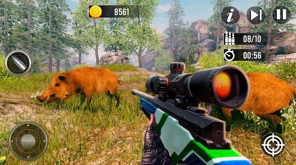 狙击手鹿射击猎人3D游戏最新版图3: