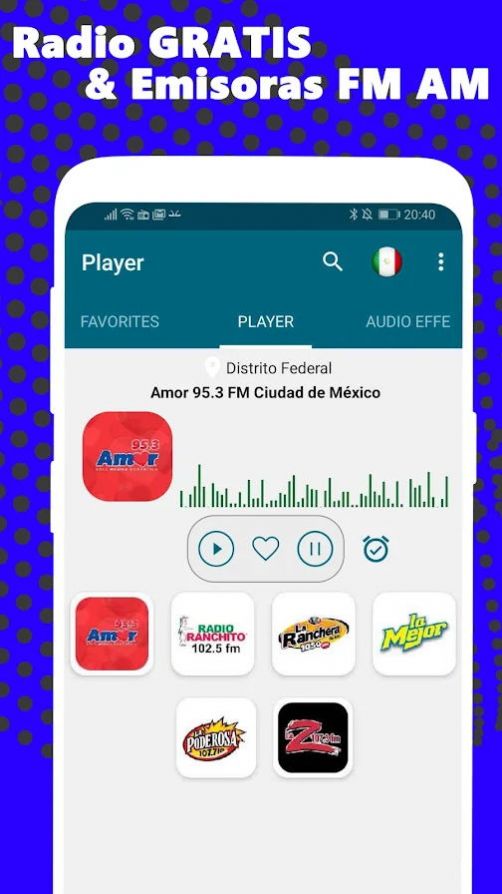 Radio FM AM（墨西哥免费广播）电台app官方版图1: