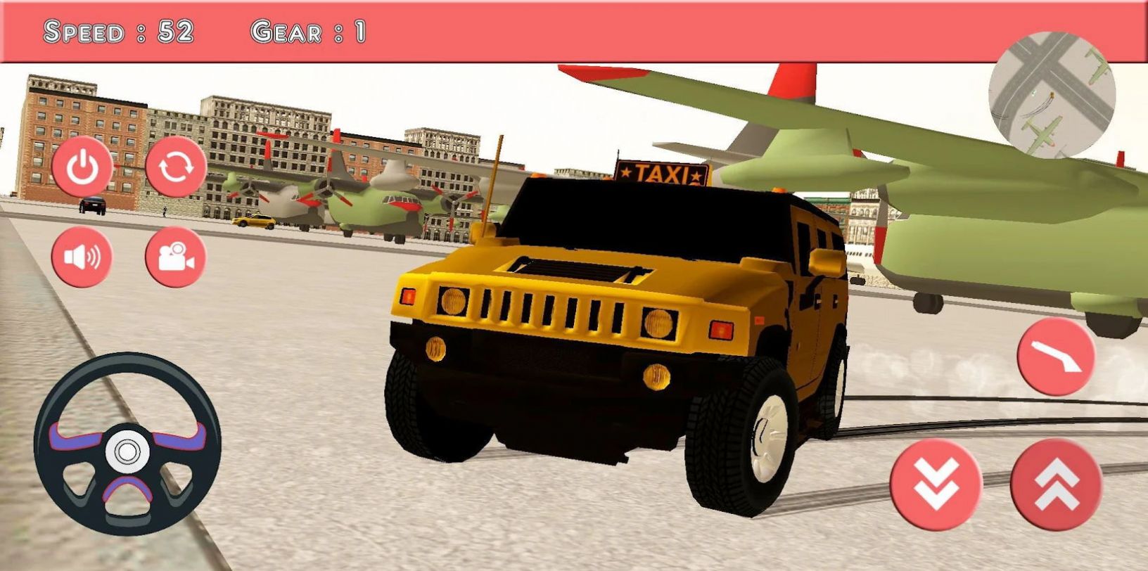 出租车漂移模拟器游戏手机版(Crazy Taxi Driver)图1: