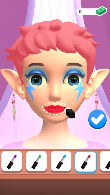 精灵彩色装扮游戏最新版(Elf Makeup)图1: