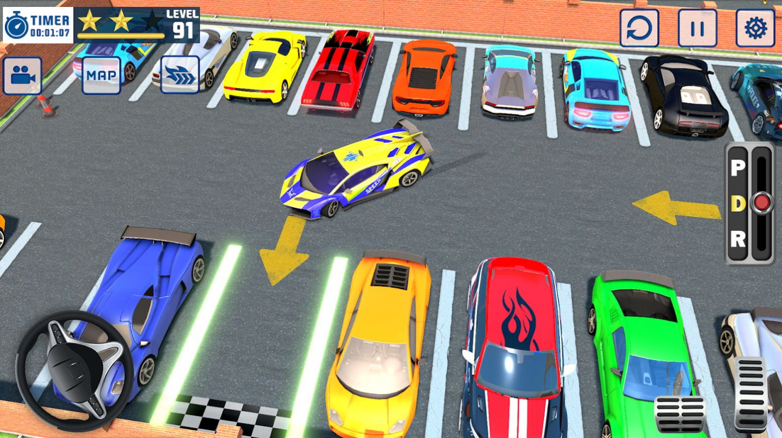 免费停车场模拟驾驶游戏安卓版(Real Car Parker)图1: