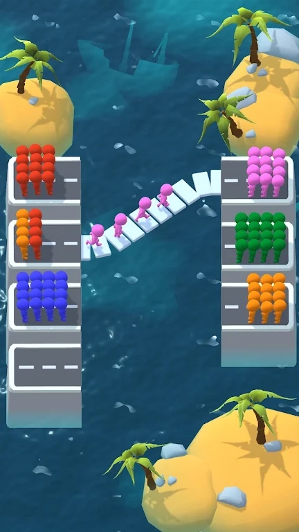颜色求生分类游戏安卓版（Escape Island）图2: