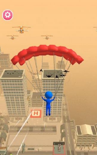 跳伞员游戏最新版（Parachute Jumper）图2: