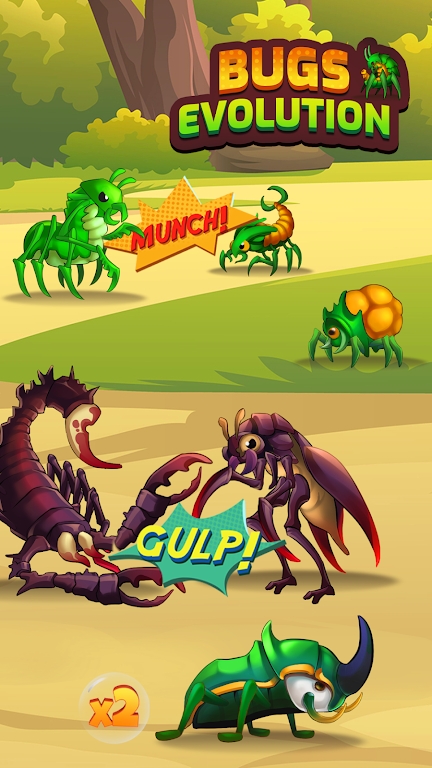 雨林甲虫进化游戏中文版（Bugs Evolution）图2: