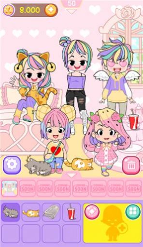 粉红少女换装记游戏最新手机版图1:
