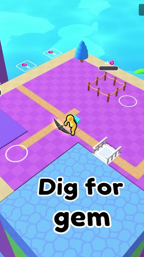 挖掘街机游戏手机版（Dig Through）图3: