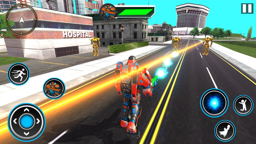机器人汽车模拟器3D战争游戏安卓版图3: