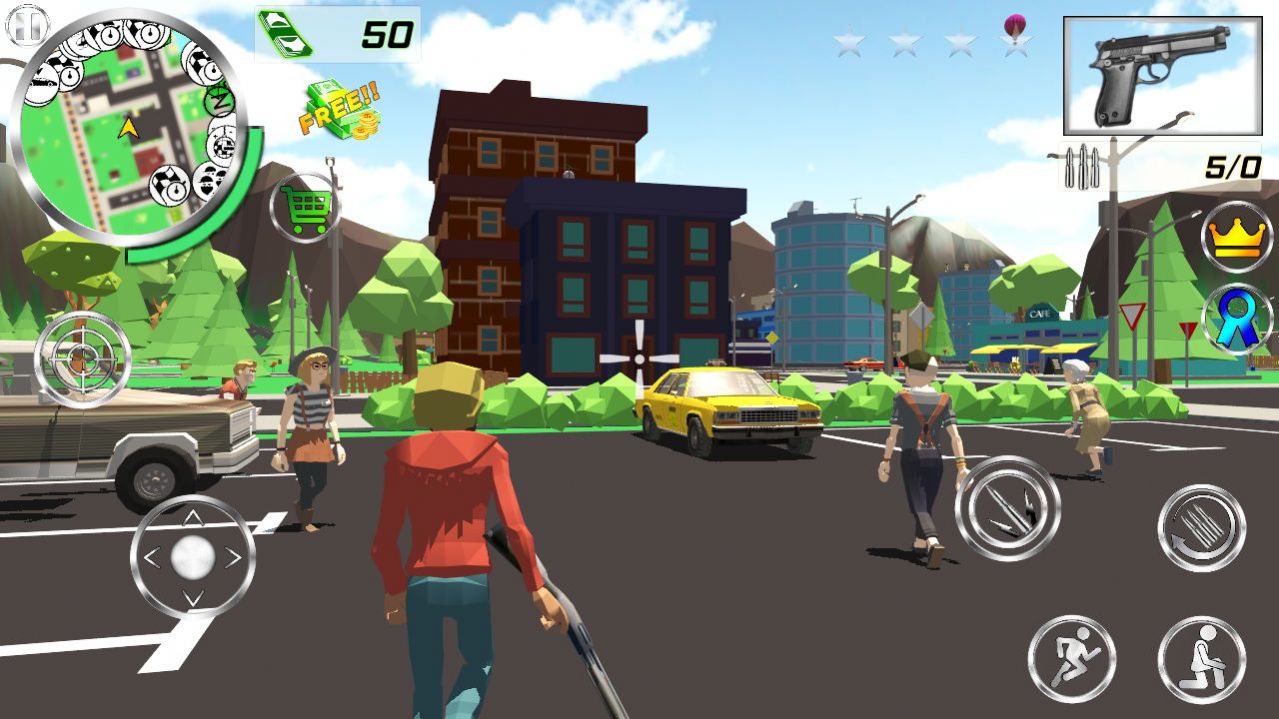 疯狂的城市罪犯游戏中文版(Crime 3D Simulator)图3: