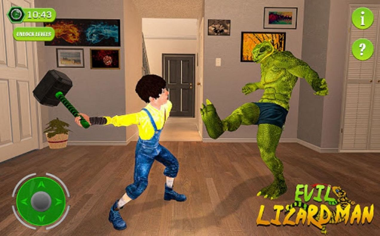Real Scary Lizard Man 3D游戏最新手机版图3: