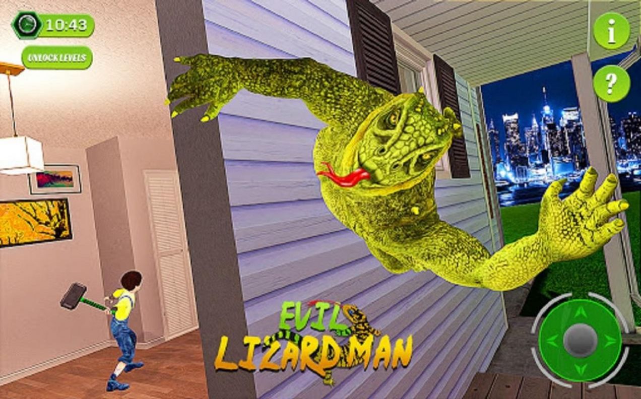 Real Scary Lizard Man 3D游戏最新手机版图4: