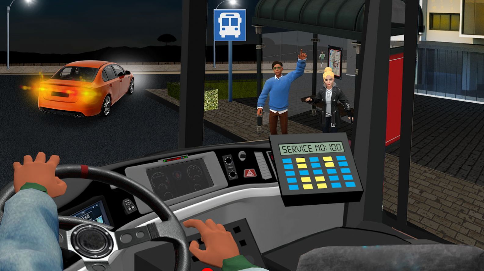 巴士驾驶员模拟器游戏最新版(Bus Simulator Free Driving Offroad Adventure)图3: