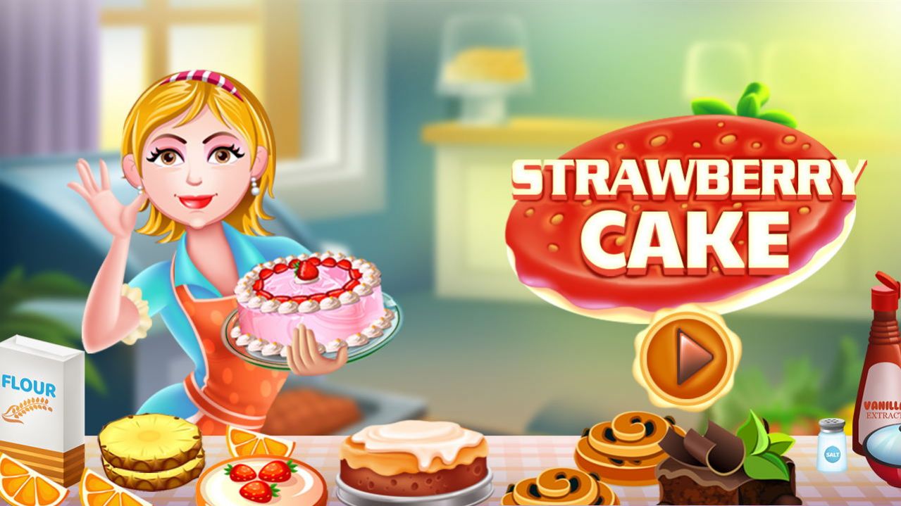 妈妈草莓蛋糕游戏安卓版（Strawberry Cake）图3: