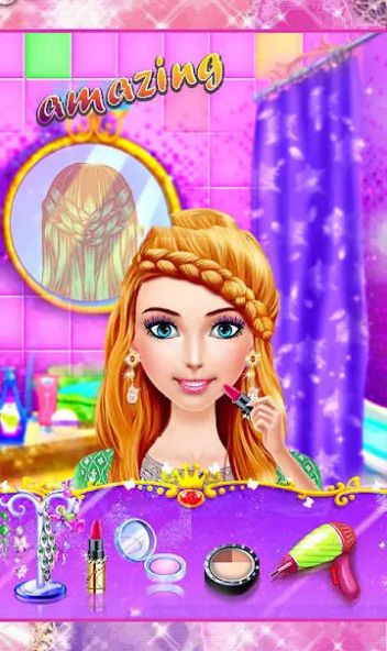 公主辫子发型时尚水疗沙龙游戏安卓版图2: