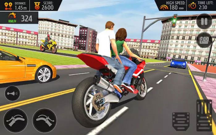 自行车出租车驾驶模拟器3D游戏安卓版图2: