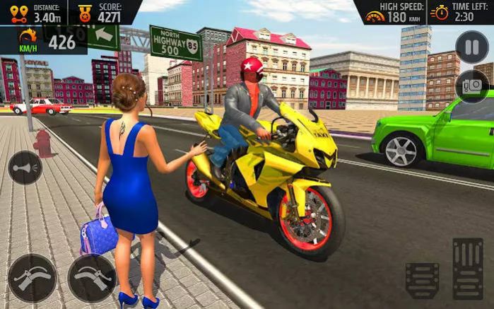自行车出租车驾驶模拟器3D游戏安卓版图3: