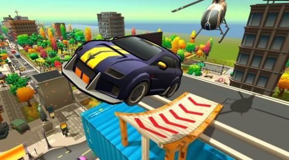 终极汽车特技模拟器游戏官方最新版（Ultimate Extreme Car Driving）图2:
