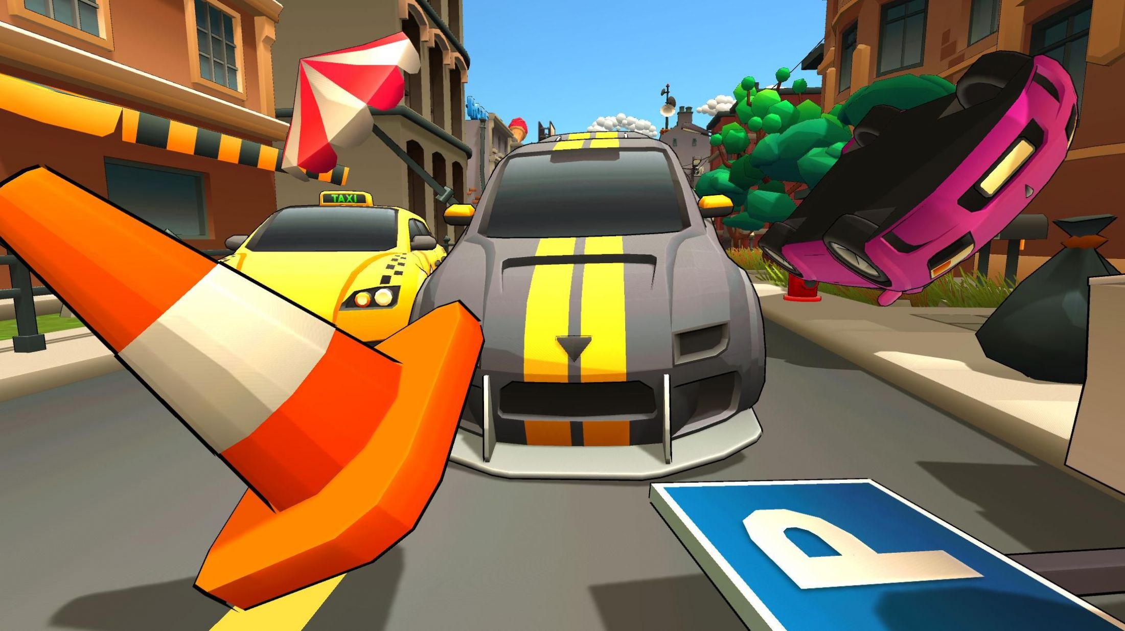 终极汽车特技模拟器游戏官方最新版（Ultimate Extreme Car Driving）图4:
