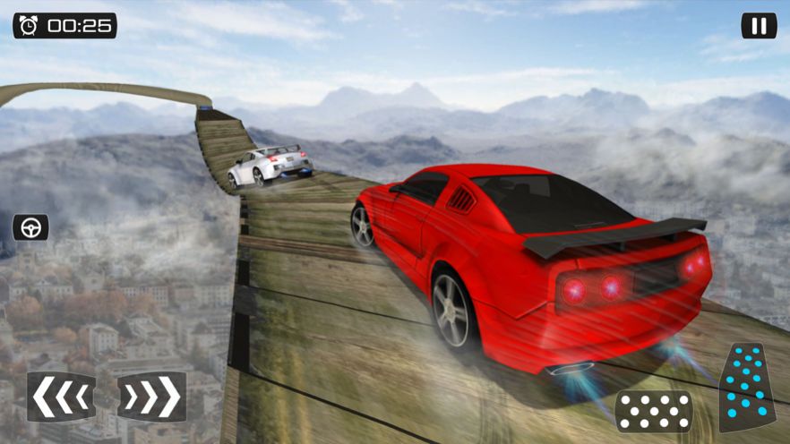 狂野飞车漂移游戏官方版(Sky Track Ultimate Car Stunt Race)图2: