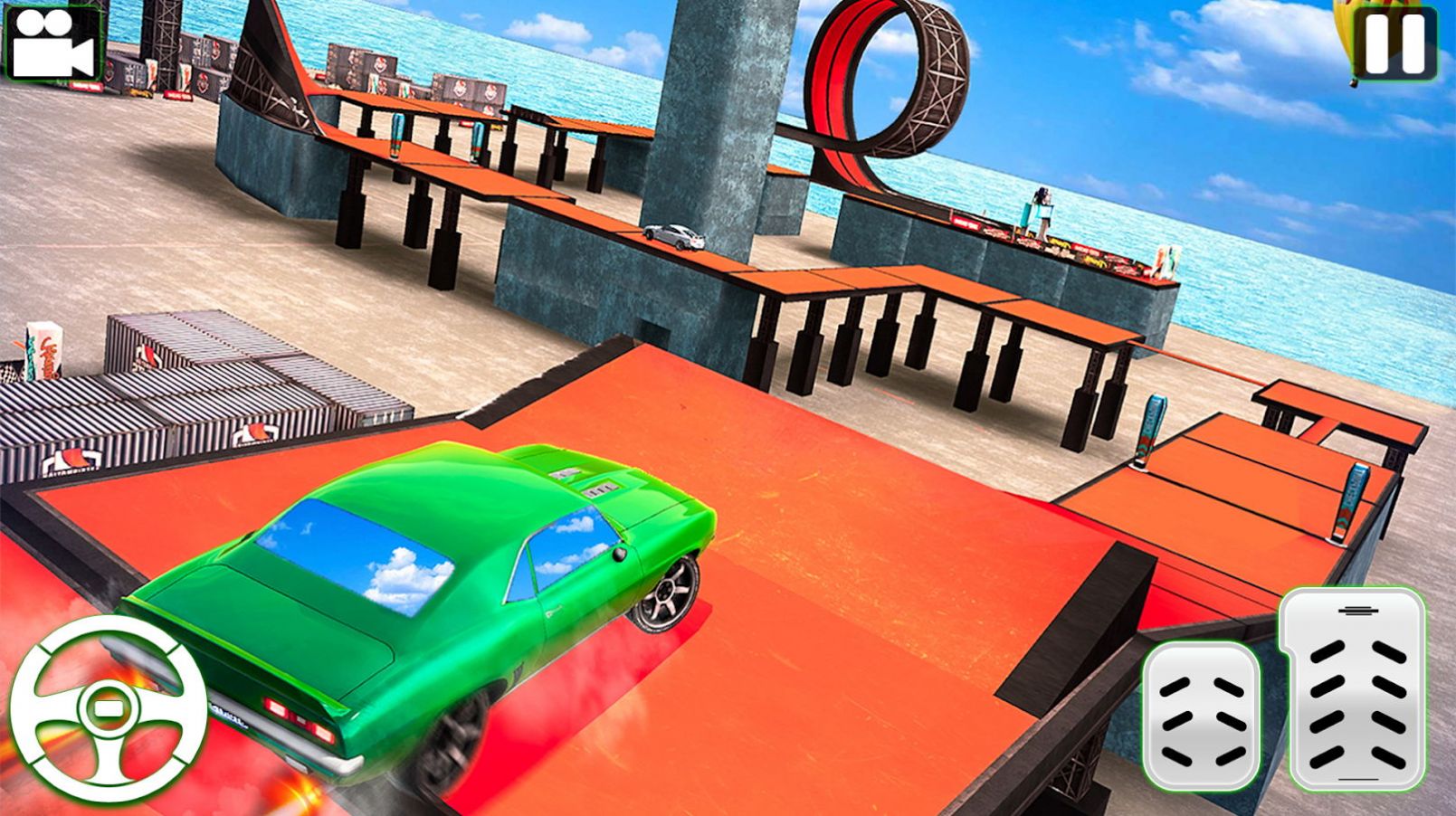 疯狂汽车特技3d游戏最新安卓版图2: