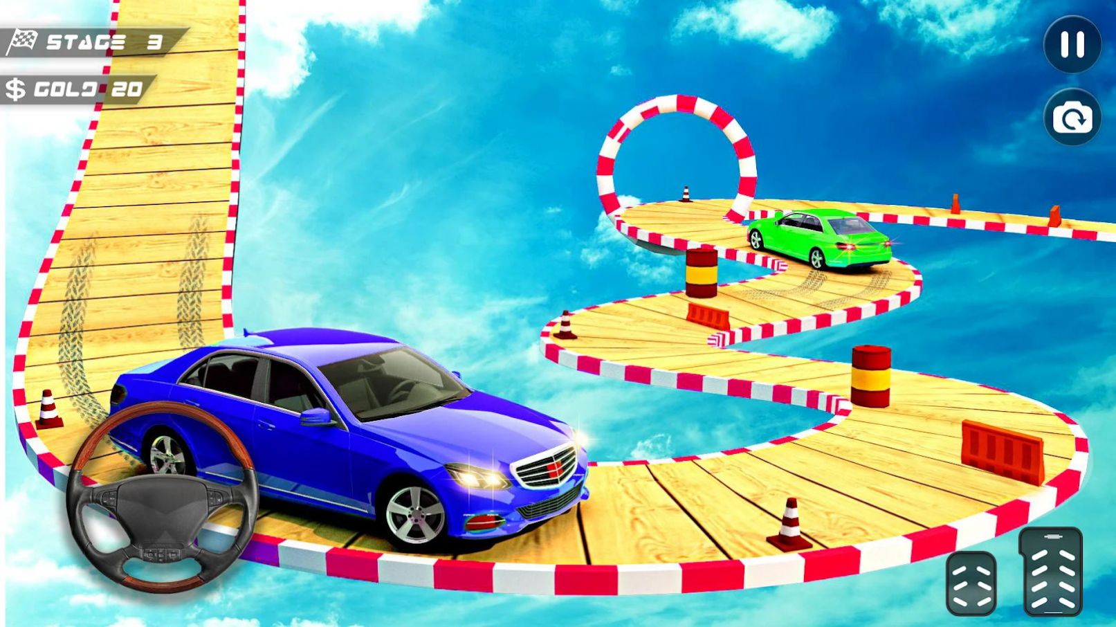 疯狂汽车特技3d游戏最新安卓版图3: