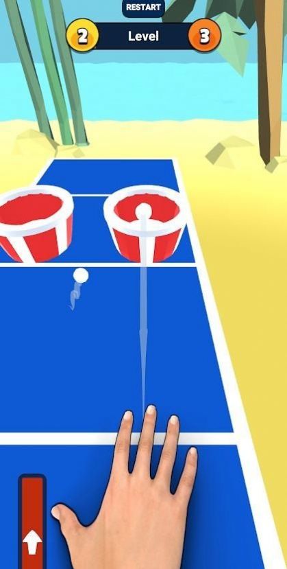 乒乓球弹入水杯游戏安卓版（Pong Ball）图3: