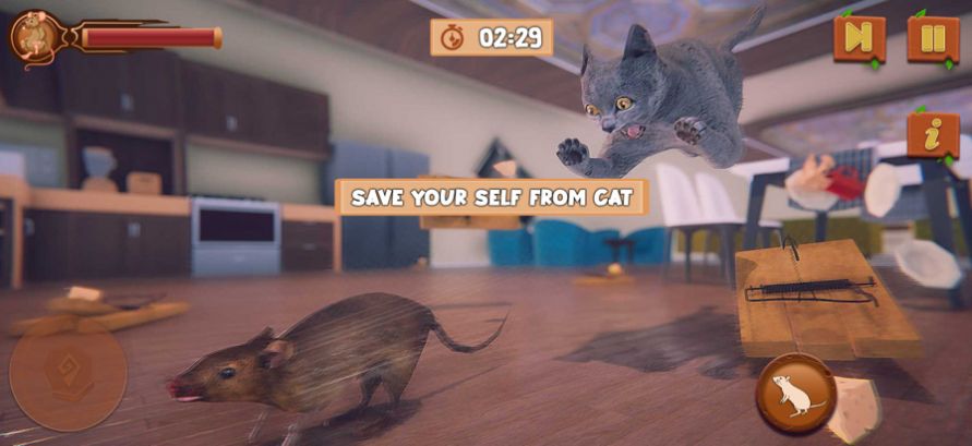 老鼠模拟器家庭生活游戏最新手机版图1: