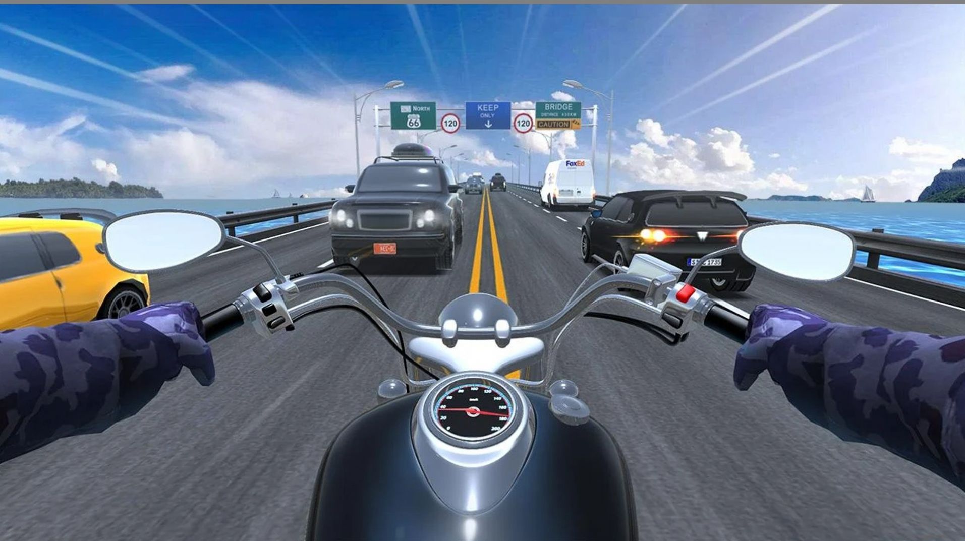 热血摩托车竞速游戏安卓版图3: