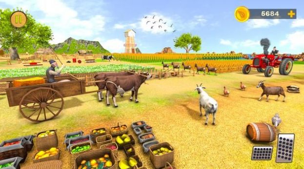 真正农场拖拉机挂车游戏手机版（Real tractor farming Simulator）图2:
